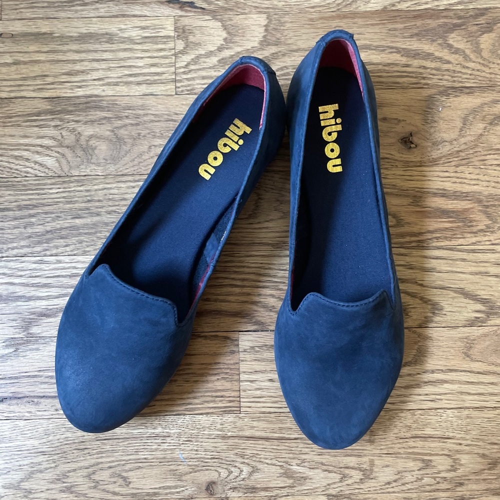 Hibou brushed leather loafers
